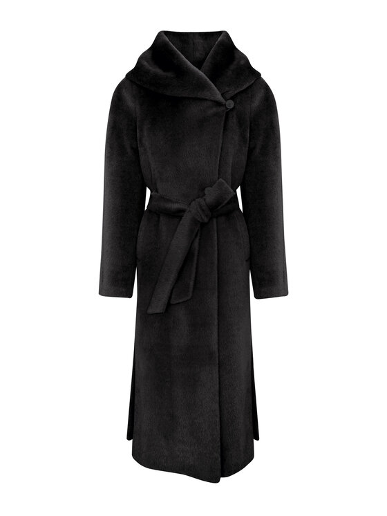 KMX Studio KMX Studio Płaszcz zimowy 186540007 Czarny Straight Fit