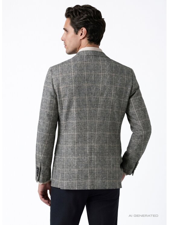 Pako Lorente Pako Lorente Marynarka P26WF-3X-003 Beżowy Slim Fit
