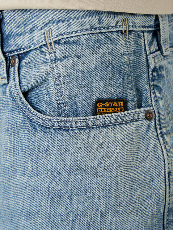 G-Star Raw G-Star Raw Дънкови шорти Deeggie D28474-D788 Син Regular Fit