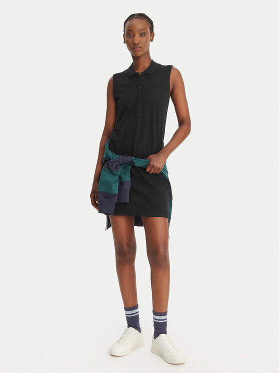 Kappa Kappa Kleid für den Alltag Ivanka 332D7MW Schwarz Regular Fit