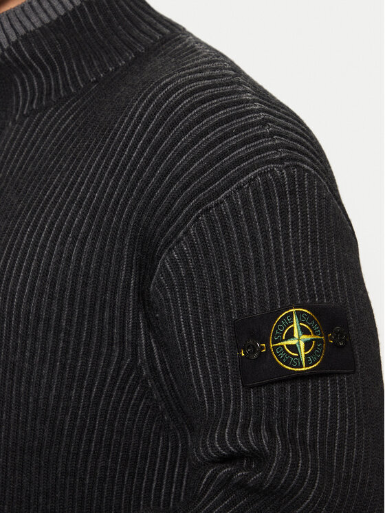 Stone Island Stone Island Пуловер 8115516C1 Сив Regular Fit