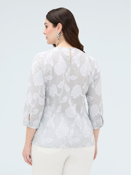 Fiorella Rubino Fiorella Rubino Blusa 2073T002458N0S1 Bianco A-Line Fit