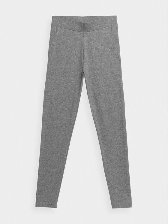 4F 4F Legíny 4FSS23TTIGF063 Sivá Slim Fit