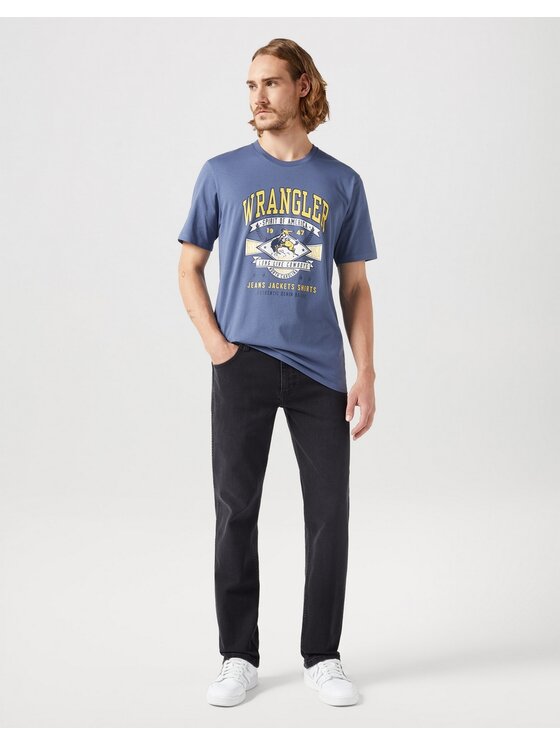 Wrangler Wrangler Jeans Greensboro Film Noir Nero Regular Fit