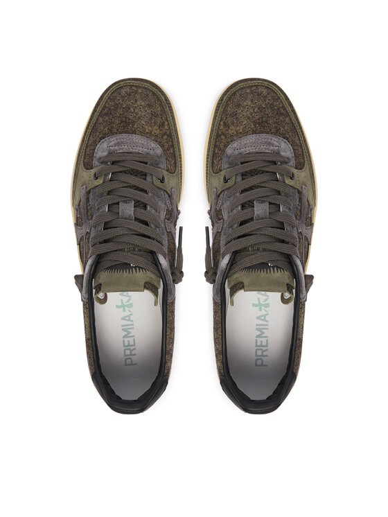 Premiata Premiata Sneakersy Bsktclay Bskt Clay Var 8442 Zielony ciemny