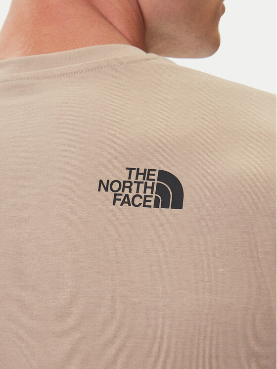 The North Face The North Face T-Shirt Fine NF0A8A6M Beige Regular Fit