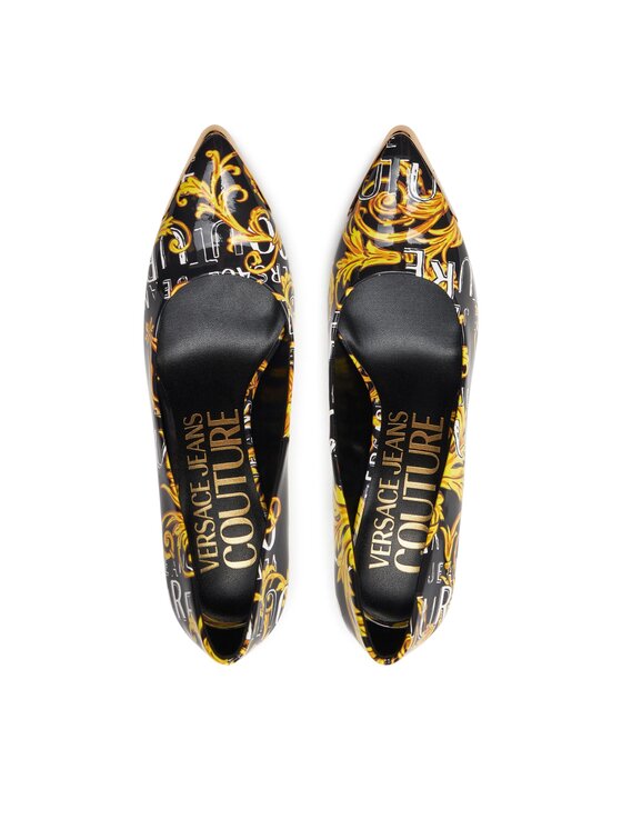 Versace Jeans Couture Versace Jeans Couture Čevlji z visoko peto 76VA3S50 Črna