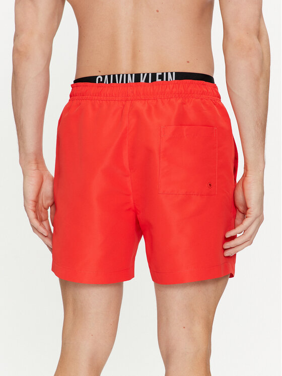Calvin Klein Swimwear Calvin Klein Swimwear Plavecké šortky KM0KM00992 Červená Regular Fit