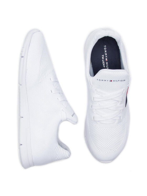 Tommy hilfiger knitted flag light sneaker sale