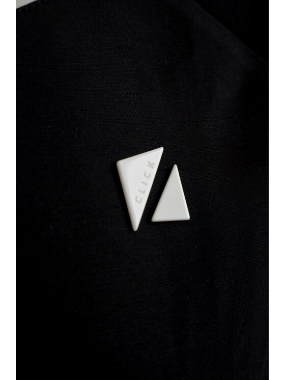 CLICK CLICK Μπλουζάκι 10-6688 Μαύρο Relaxed Fit