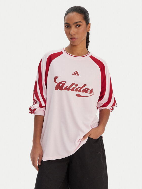 adidas adidas Halenka House Of Tiro JY7640 Růžová Loose Fit