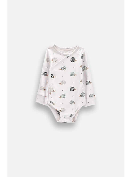 Coccodrillo Coccodrillo Body dziecięce ZC6112601FBN-001 Biały Regular Fit