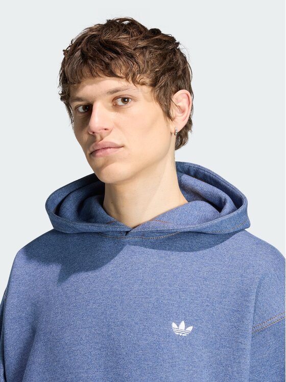 adidas adidas Bluza 165419 Niebieski jasny Loose Fit
