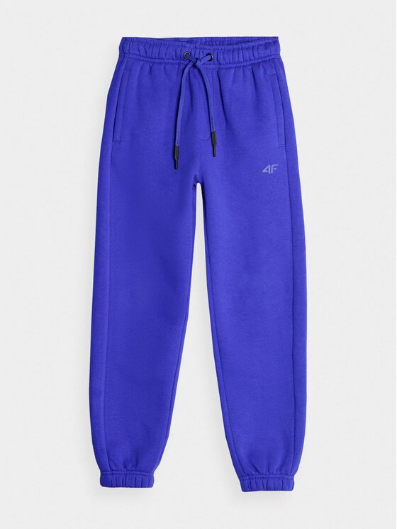 4F 4F Pantaloni da tuta 4FJRAW23TTROM694-36S Blu Regular Fit
