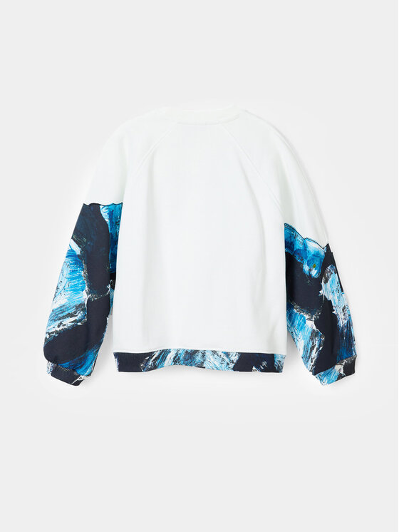 Desigual Desigual Felpa 23WBSK06 Bianco Regular Fit