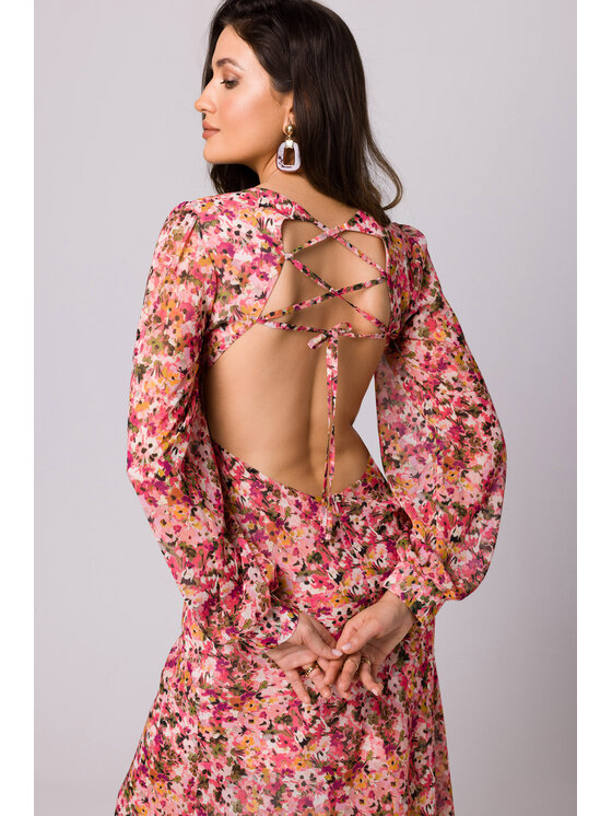 Makover Makover Vestito da giorno K165 Arancione Regular Fit