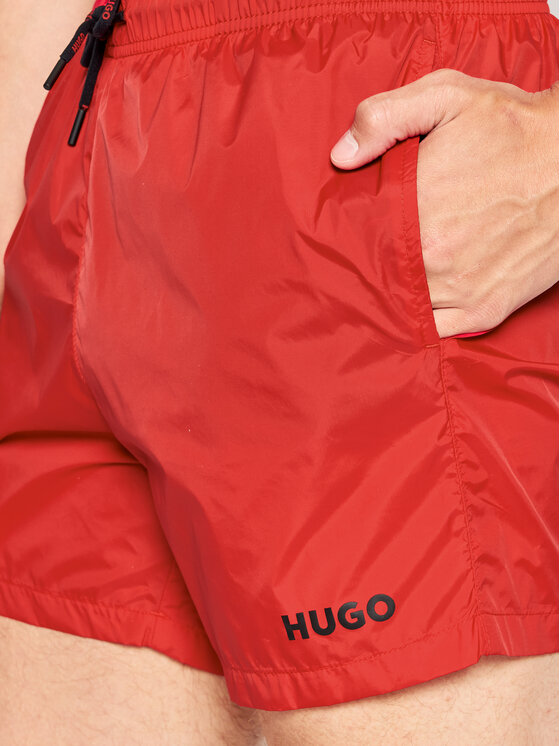 HUGO Hugo Ujumisšortsid Haiti 50469312 Punane Regular Fit