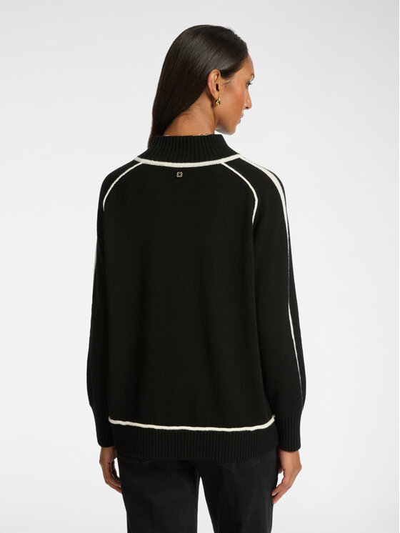 Elena Mirò Elena Mirò Cardigan M413Z000538N0A2 Nero Regular Fit