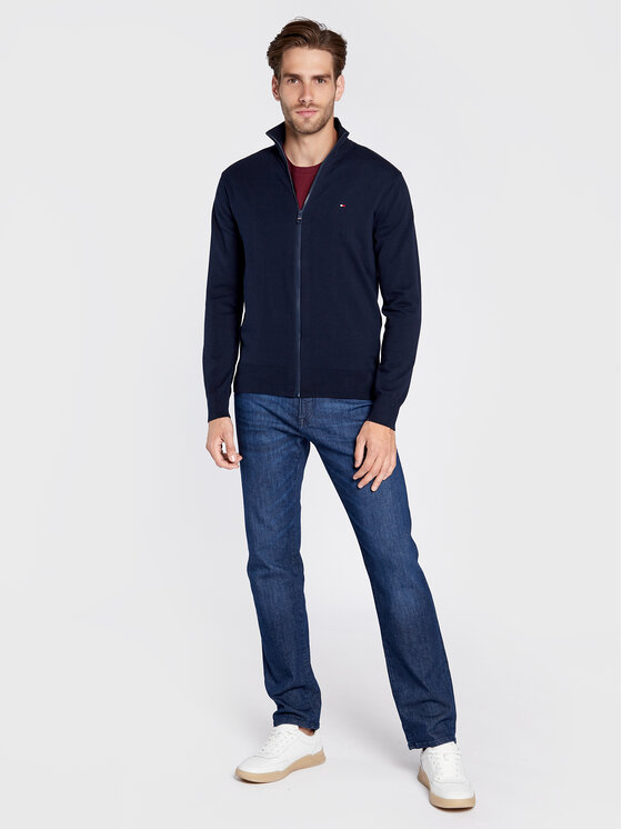 Tommy Hilfiger Tommy Hilfiger Cardigan MW0MW22747 Blu scuro Regular Fit