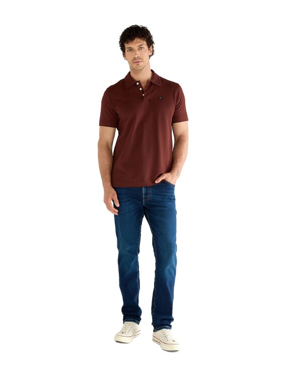 Wrangler Wrangler Jeansy 112389842 Granatowy Regular Fit