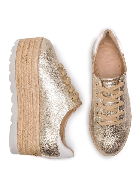 Guess Guess Espadrilės Gracen FL6GRC LEM13 Auksinė