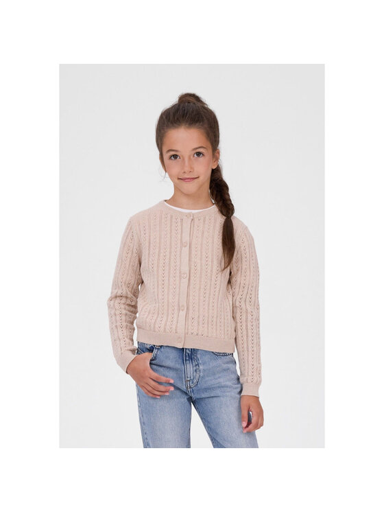 minoti minoti Kardigan 32KNIT155 Beżowy Regular Fit