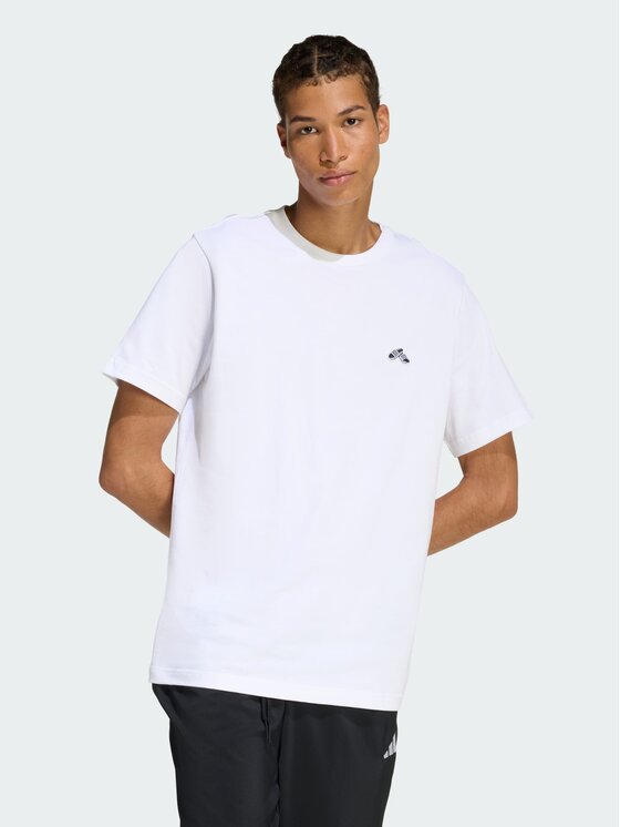 adidas adidas T-Shirt 164935 Biały Regular Fit