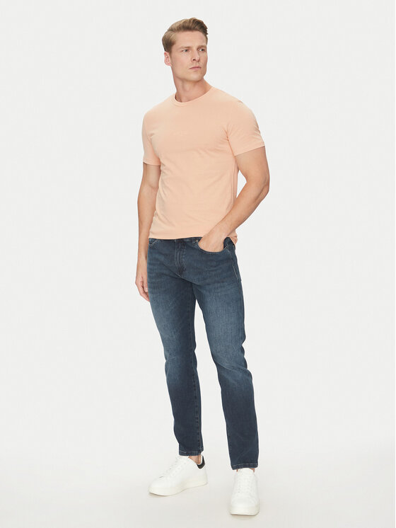 Guess Guess Marškinėliai M2YI72 I3Z14 Oranžinė Regular Fit