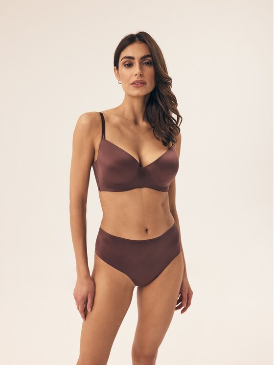 Esotiq Esotiq Biustonosz push-up 42463 Brązowy