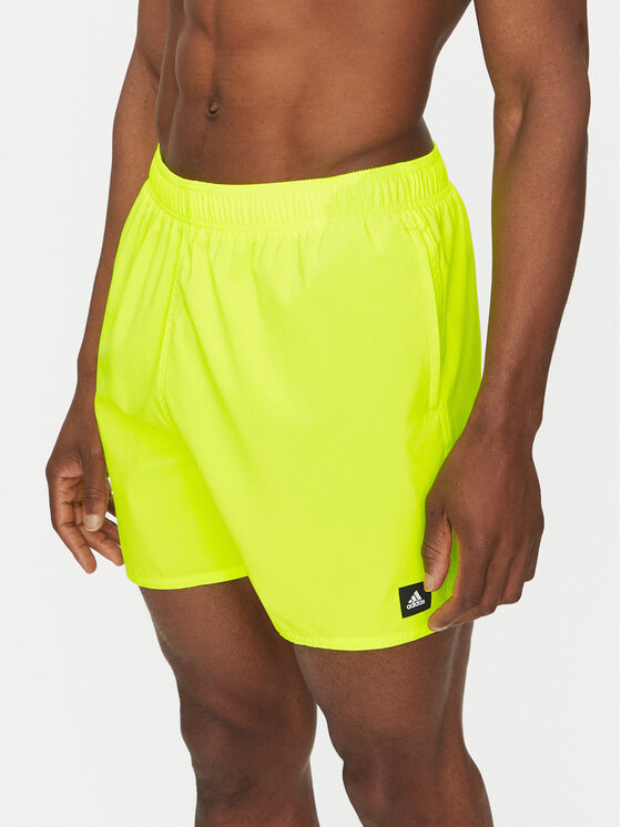 adidas Plavecké šortky Solid CLX JL5560 Zelená Regular Fit