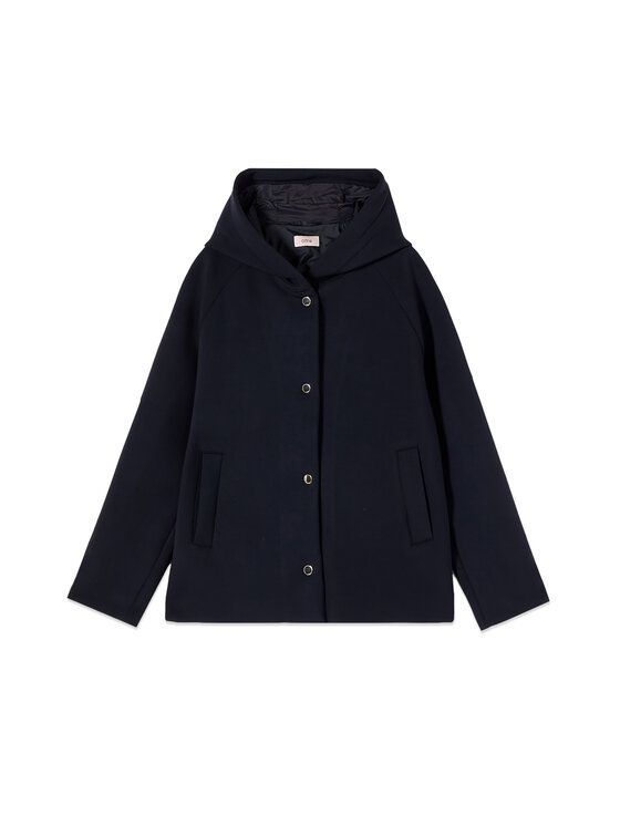 Oltre Oltre Cappotto invernale 0069J200172N034 Blu Baggy Fit