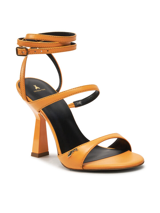 Patrizia Pepe Patrizia Pepe Sandali 2X0082/L048-R824 Oranžna