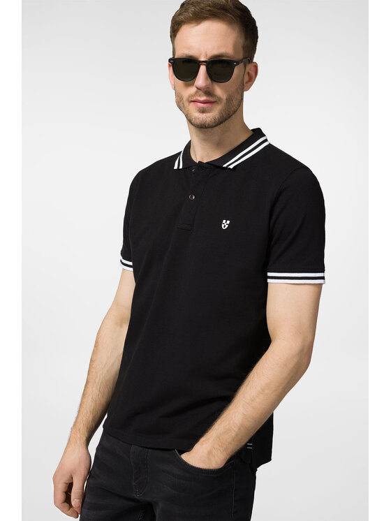 Próchnik Próchnik Polo PM 2 PO073123000005 Czarny Slim Fit