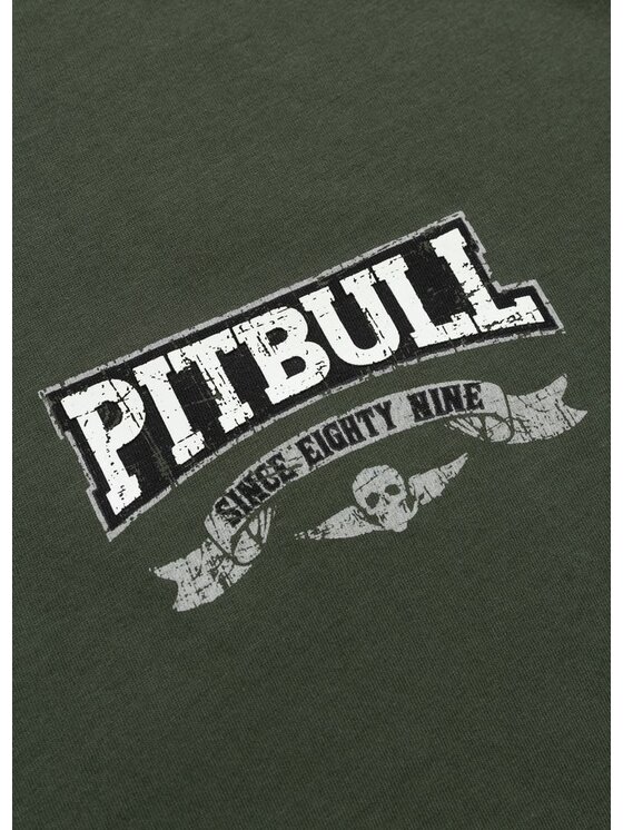 PITBULL PITBULL T-Shirt Koszulka męska TROUBLEMAKER XXL Zielony Regular Fit