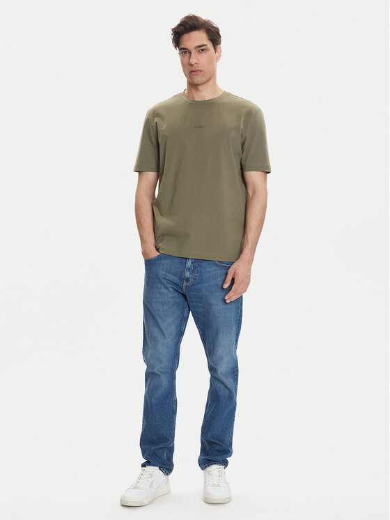 BOSS BOSS Majica Tchup 50473278 Zelena Relaxed Fit