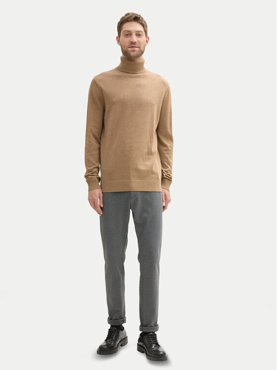 Tom Tailor Tom Tailor Rollkragenpullover 1042456 Beige Regular Fit