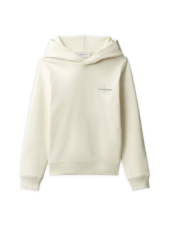 Calvin Klein Jeans Calvin Klein Jeans Džemperis ar kapuci Small Monogram IU0IU00712 Bēšs Regular Fit