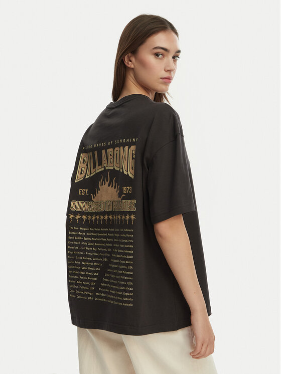 Billabong Billabong Tricou Paradise Sunkiss EBJZT00505 Gri Loose Fit