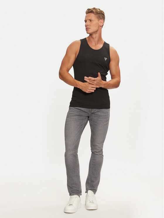Guess Guess Set 2 Tank top-uri U97G15 KCD31 Negru Regular Fit