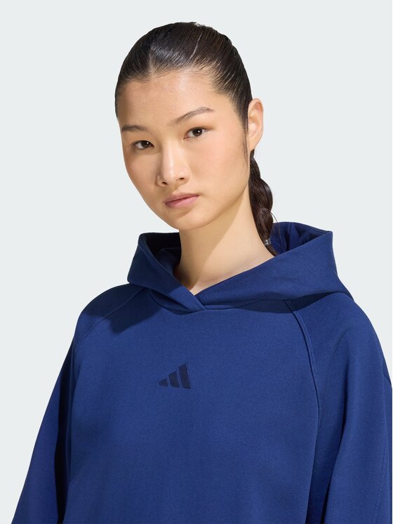 adidas adidas Bluza 164804 Niebieski Loose Fit