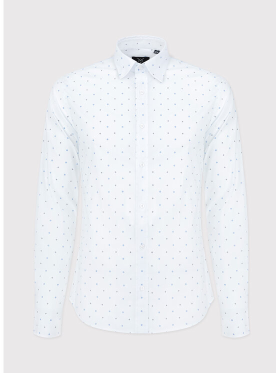 Pako Lorente Pako Lorente Koszula P23WF-1X-024 Biały Slim Fit