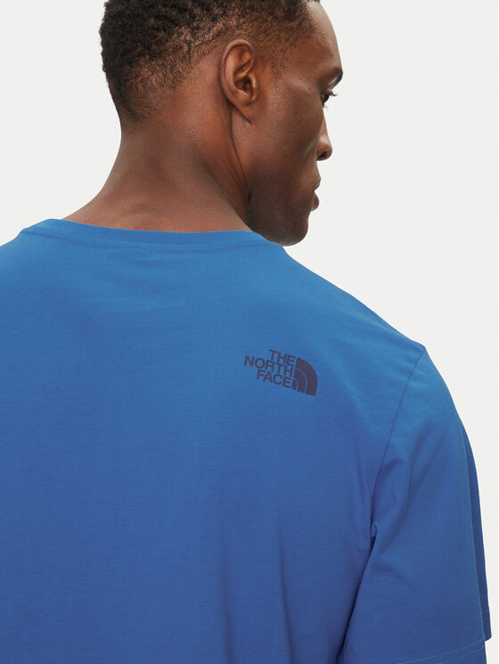 The North Face The North Face T-Shirt Easy NF0A8A6C Niebieski Regular Fit