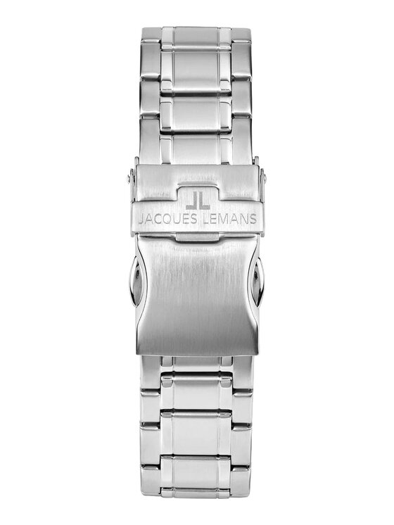 Jacques Lemans Jacques Lemans Zegarek 1-1540M Srebrny