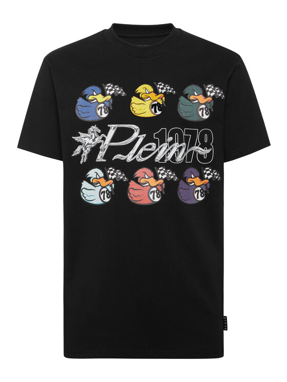 PHILIPP PLEIN PHILIPP PLEIN T-Shirt 23523 Czarny Regular Fit