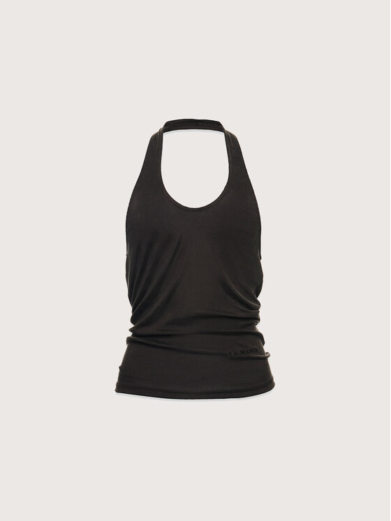 La Mania La Mania Top MILEY Marrone Classic Fit