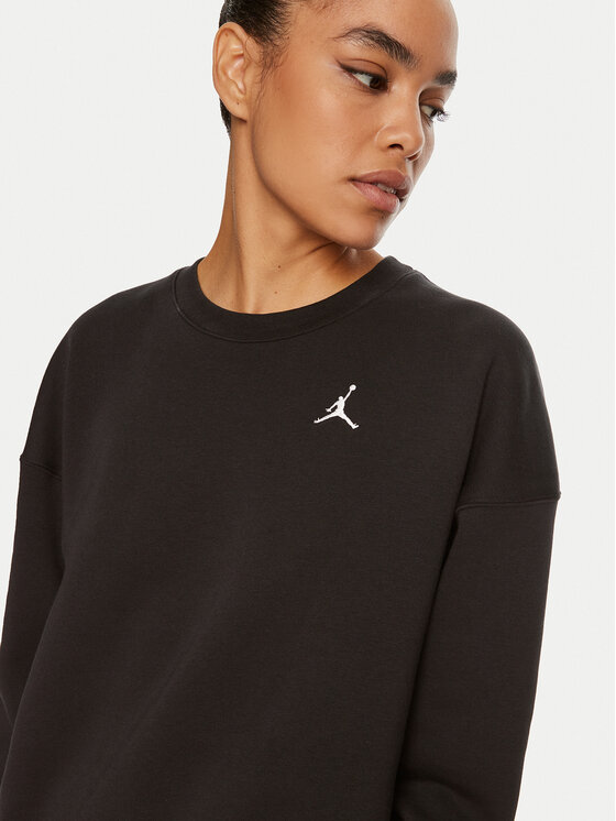 Nike Nike Džemperis Brooklyn FN4491 Juoda Relaxed Fit