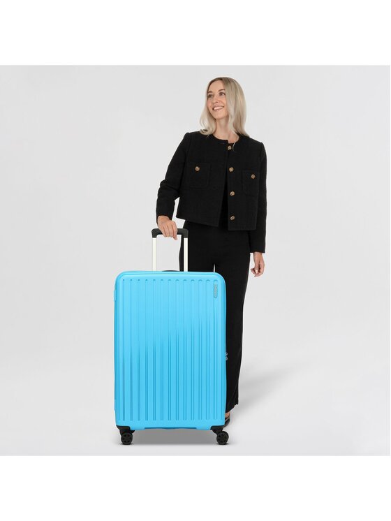 American Tourister American Tourister Walizka średnia 327186 Błękitny