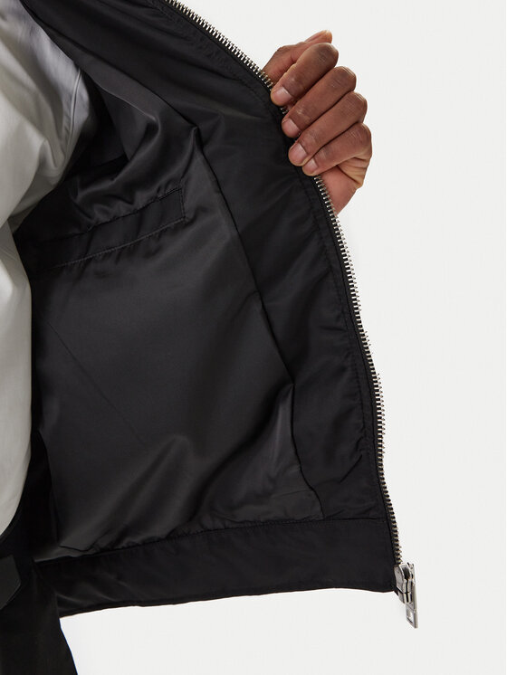 HUGO HUGO Pārejas jaka Bapono 50552664 Melns Regular Fit