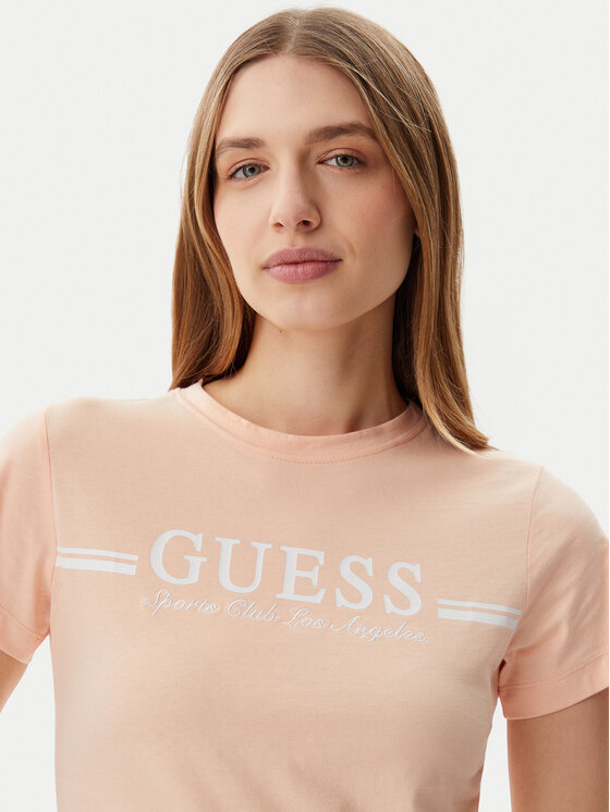 Guess Guess T-krekls V5GI03 I3Z14 Oranžs Regular Fit