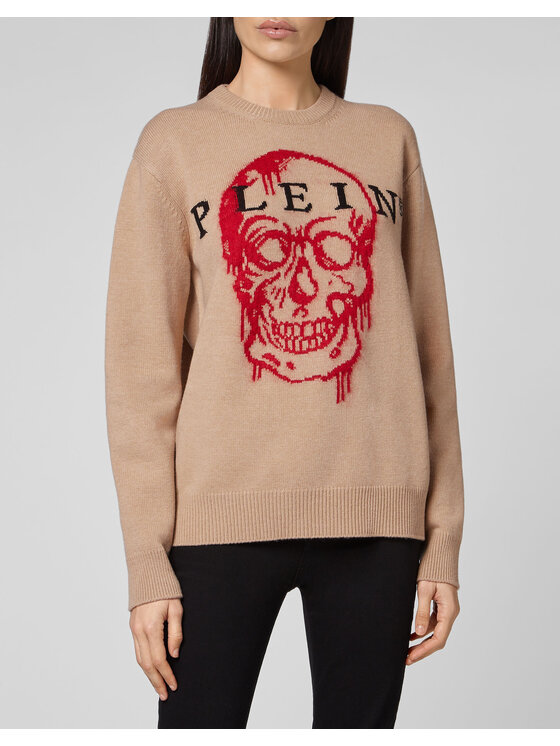 PHILIPP PLEIN PHILIPP PLEIN Sveter 2831 Béžová